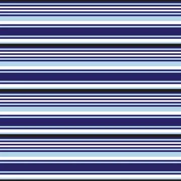 Blue Stripe seamless pattern background in horizontal style 库存插图