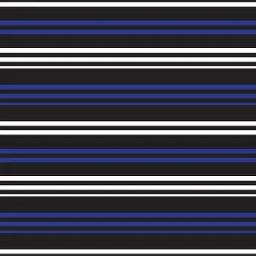 Blue Stripe seamless pattern background in horizontal style Illustrazione stock