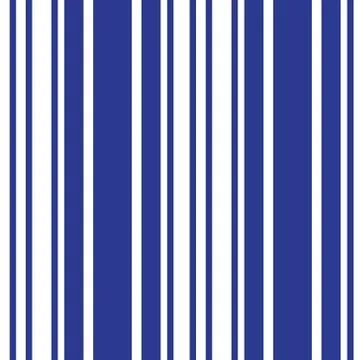Blue Stripe seamless pattern background in vertical style Stock Illustration