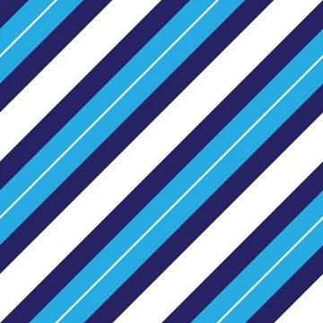 Blue Stripe seamless pattern background in diagonal style Stock Illustration