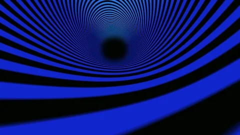Blue stripe tunnel Stock-Footage 98174848