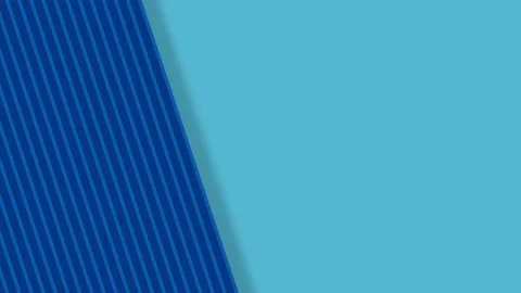 Blue striped abstract background in a half in 4k video. 库存影片 147186081