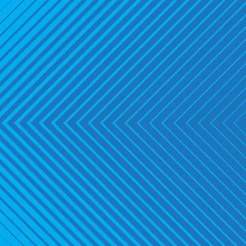 Blue striped geometrical diagonal parallel lines pattern on blue background Illustrazione stock