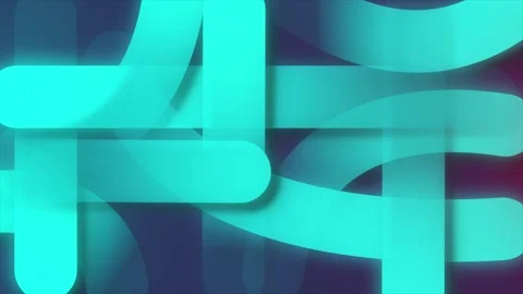 Blue striped line abstract minimal geometric background looping  animation. Stock-Footage 276646729