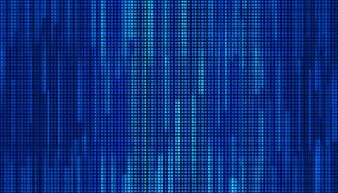 Blue striped lines in technology concept. pattern texture background. 3d abst イラスト素材