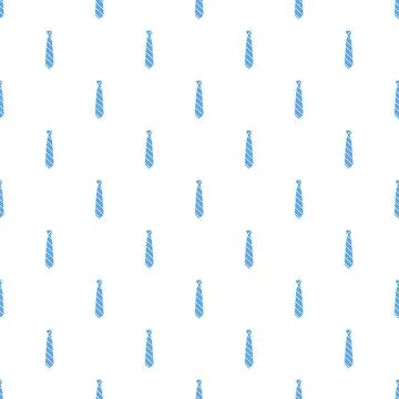 Blue striped tie pattern seamless Stock Illustration