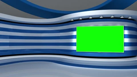 Blue stripes background. White stripes background. Tv studio 스톡 동영상 152124262