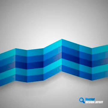 Blue stripes Illustrazione stock