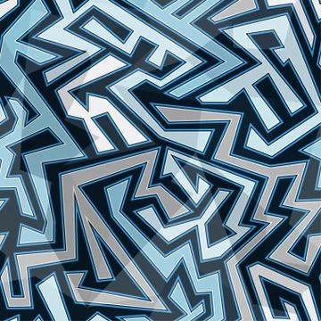 Blue stripes seamless pattern 스톡 일러스트