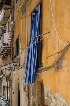 Blue Stripes on Yellow Stone Photos