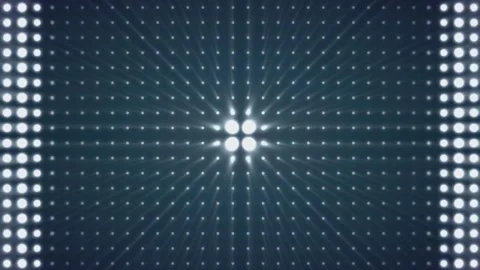 Blue Strobe Lights VJ Loop Background with Flashing LED Wall 動画素材 334563192