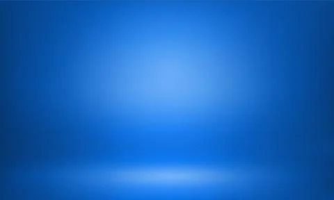 Blue studio 3D room lightbox light background Stock-Illustration