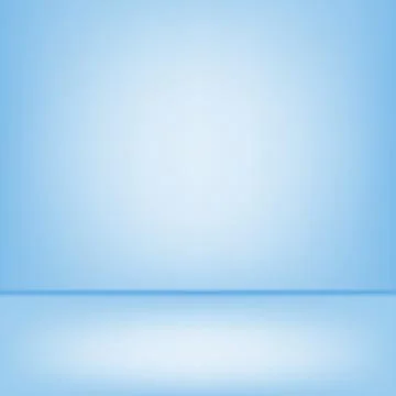 Blue studio backdrop Interior Stock Illustration