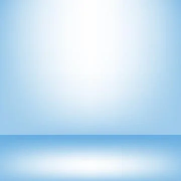 Blue studio backdrop Interior Stock Illustration