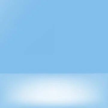 Blue studio backdrop Interior Stock Illustration