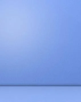 Blue Studio Bakcground Empty Room Minimal Kitchen Table Podium Bar Mockup Stock Illustration