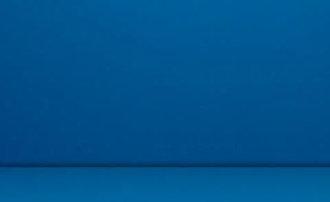 Blue Studio Bakcground Empty Room Minimal Kitchen Table Podium Bar Mockup Stock Illustration