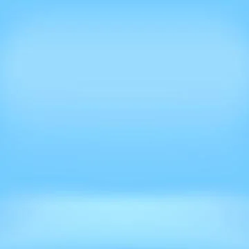 Blue studio room backdrop background. Stock Illustration
