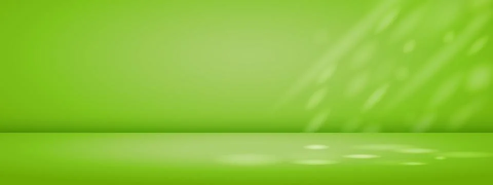 Blue studio room with sun rays. Limbo light background. Abstract 3d bg with.. Stock Illustration