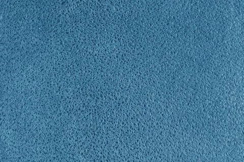 Blue suede leather texture with embossed spotted pattern background, fleecy.. Fotos de archivo