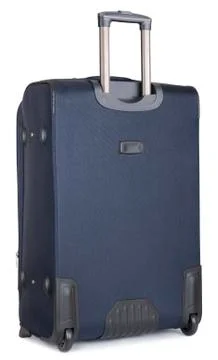 Blue suitcase Stock Photos