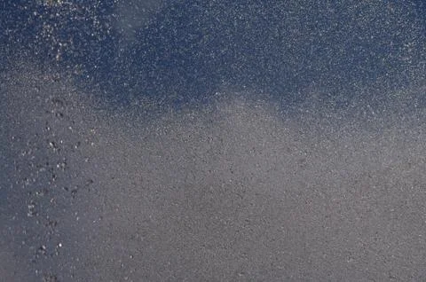 Blue summer raindrops falling Stock Photos