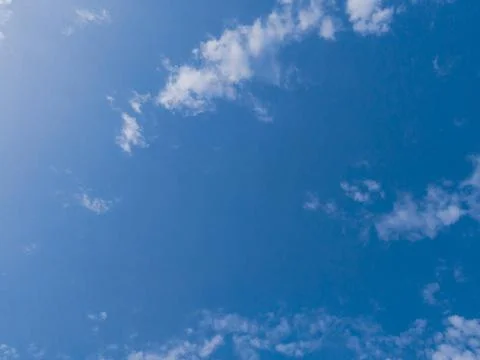 Blue summer sky Stock Photos