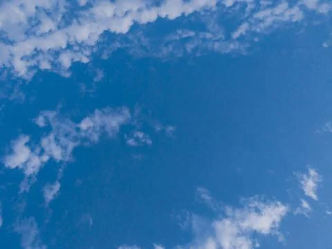 Blue summer sky Stock Photos