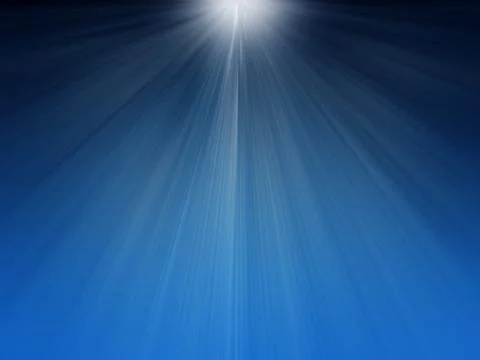 Blue  Sun Rays Background Stock Illustration