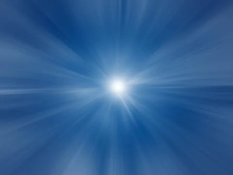 Blue Sun Rays Background Illustrazione stock