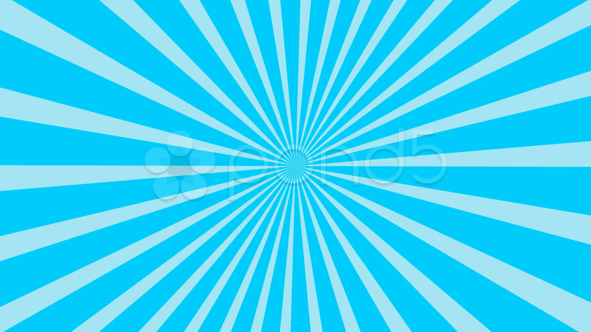 Blue Sunburst Background Animation | Stock Video | Pond5