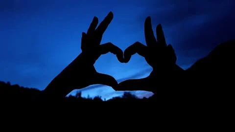 Blue Sunset Stock Photos