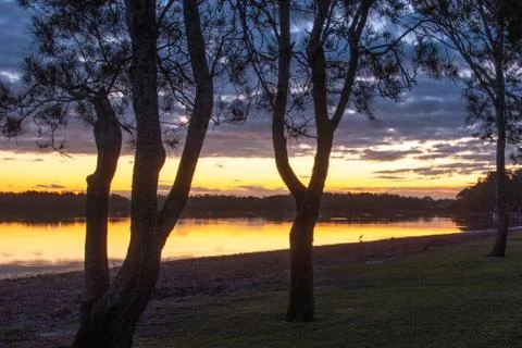 Blue Sunset Stock Photos