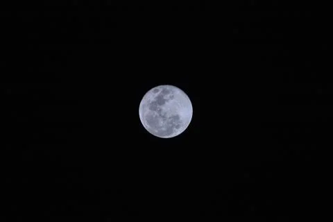 The Blue Supermoon Stock Photos