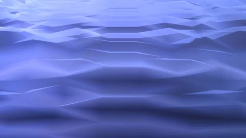 Blue Surface Background Animation With Waves Stock Footage 297506611