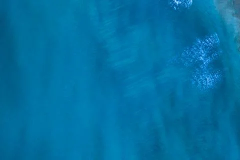 Blue surface of ocean water Stock Photos