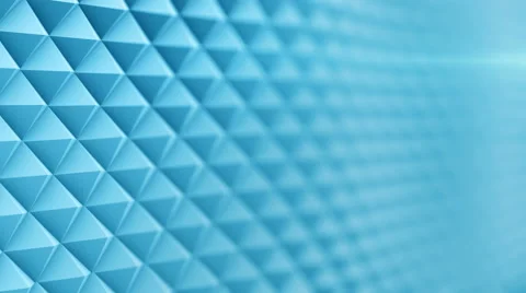 Blue surface waving 3D render. Seamless loop animation 4k UHD (3840x2160) Stock Footage 63358139