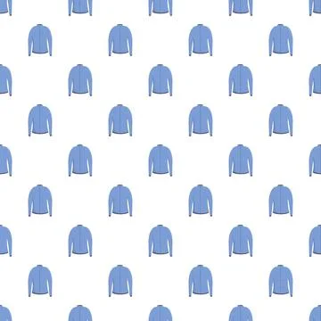 Blue sweatshirt textile pattern on white background Stock Illustration