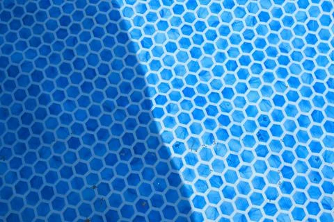 Blue swimming pool background Stock Photos