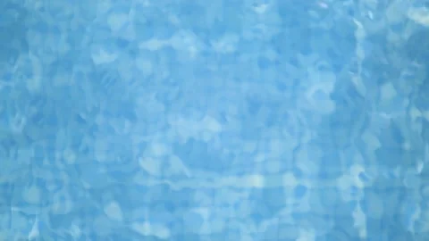Blue swimming pool bottom texture background Stock Footage 130809582