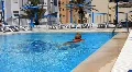 Blue swimming pool HD Footage