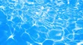 Blue swimming pool rippled water detail HD Footage