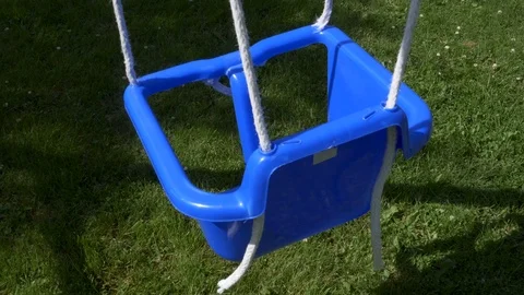 Blue swing Video stock 112376822
