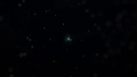 Blue Swirl Galaxy effect. Circle bokeh. Stockbeeldmateriaal 70757582