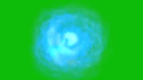 A blue swirl on a green background Vídeos de archivo 331103096