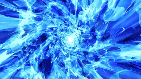 Blue swirl loop animation background Video stock 240792071