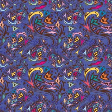 Blue swirl pattern Stock Illustration