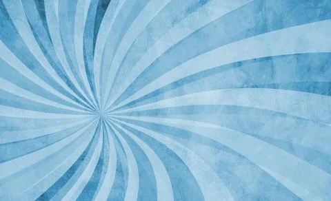 Blue swirl pattern in retro background design with old grunge texture Stock Illustration