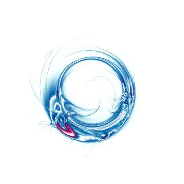 Blue swirl Stock Photos