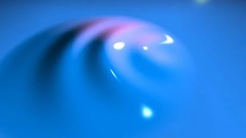 Blue swirling liquid motion with light reflections Stock Illustration